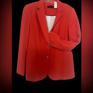 Talbots NWT coral blazer size 12
